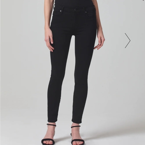 Citizens of Humanity - Rocket Midrise Skinny - Black - Size 29 - Picture 1 of 8